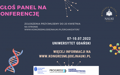 Zaproszenie do zgłaszania paneli na II Kongres Młodej Nauki w Gdańsku