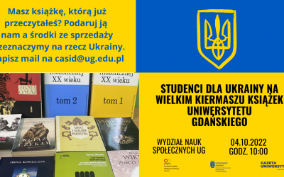 Studenci dla Ukrainy na Wielkim Kiermaszu Książek