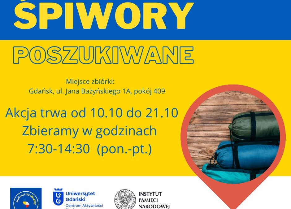 Śpiwory poszukiwane – akcja charytatywna