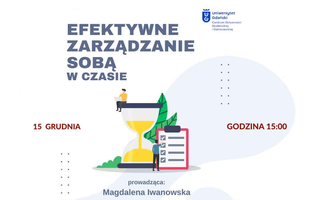 Szkolenie „Efektywne zarządzanie sobą w czasie”