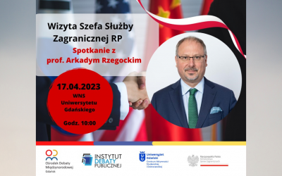 Spotkanie z Szefem Służby Zagranicznej RP prof. Arkadym Rzegockim