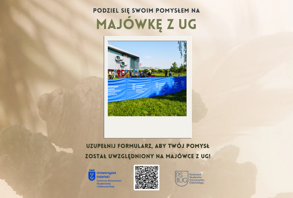 Zgłoś swój pomysł na Majówkę z UG