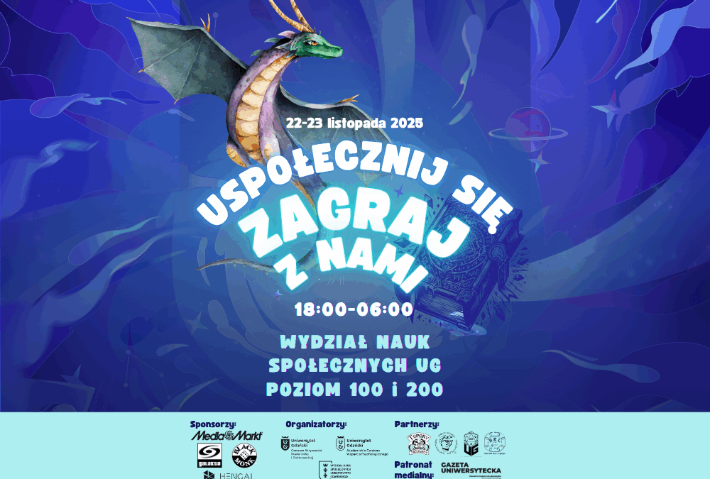 Uspołecznij się! – Noc Gier na WNS UG