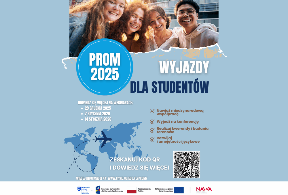 Studencie! Rusza nabór do Projektu PROM – wyjedź na zagraniczną kwerendę! 